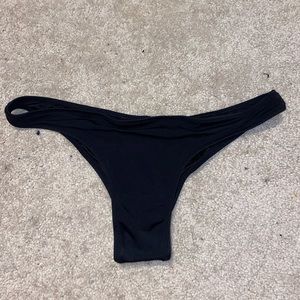 VS black thong bikini bottom